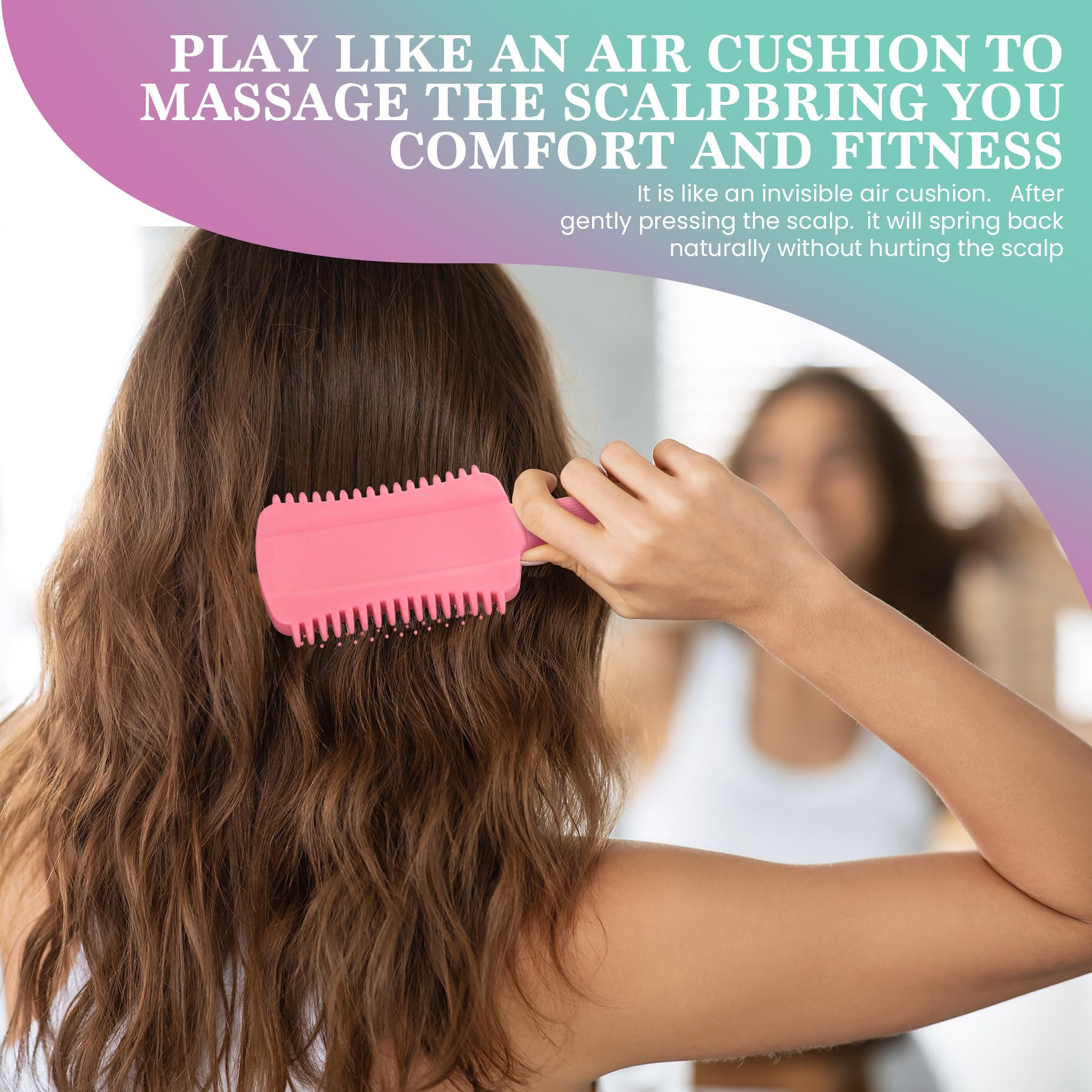 Brosse Auhrjomra compacte et portable, idéale pour les retouches rapides.