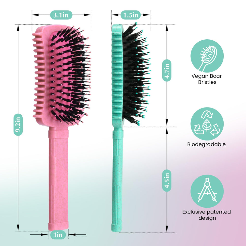 Brosse Auhrjomra en poils de sanglier, durable et efficace.