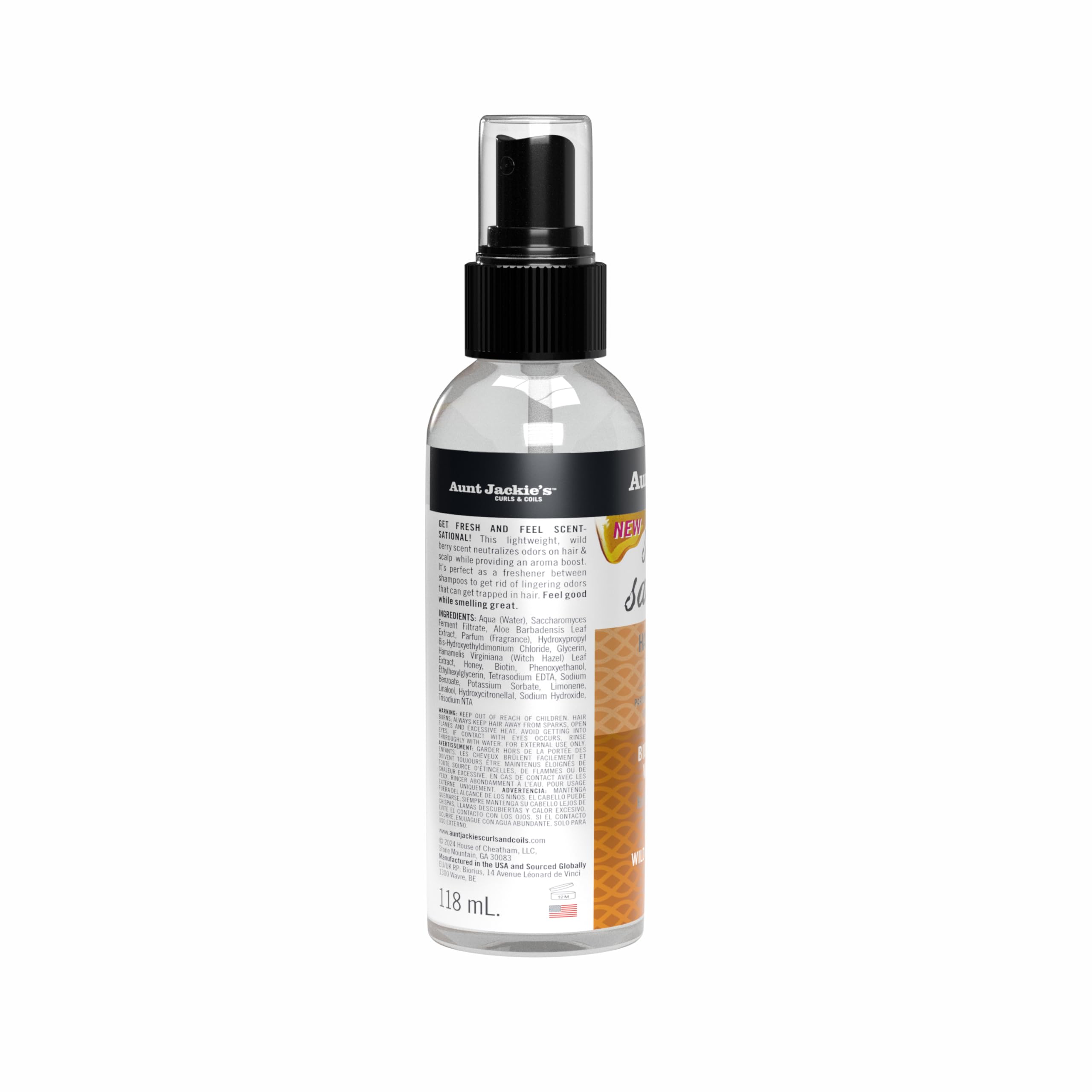 Utilisation quotidienne du Scent-Sational sur l’ensemble des cheveux.