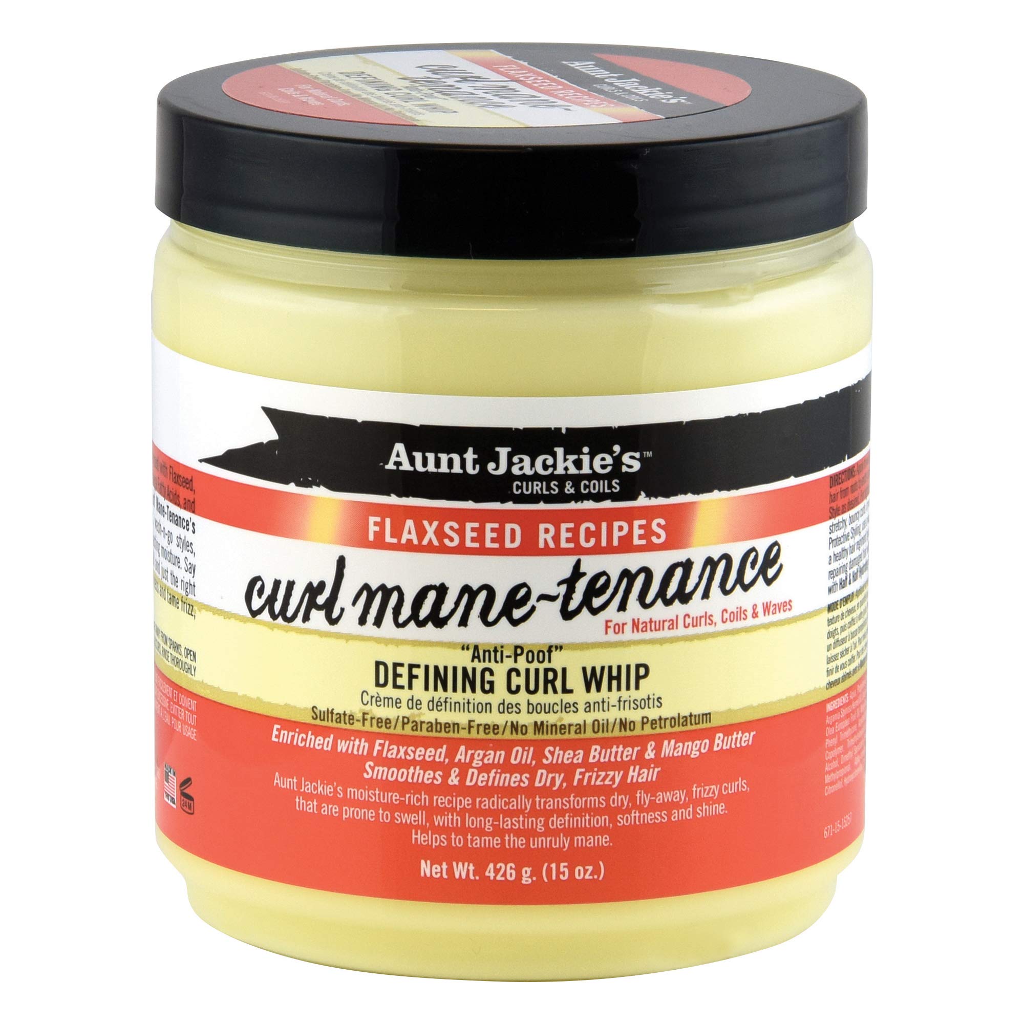 Aunt Jackie's Curl Mane-Tenance: bouteille offrant une définition légère des boucles.