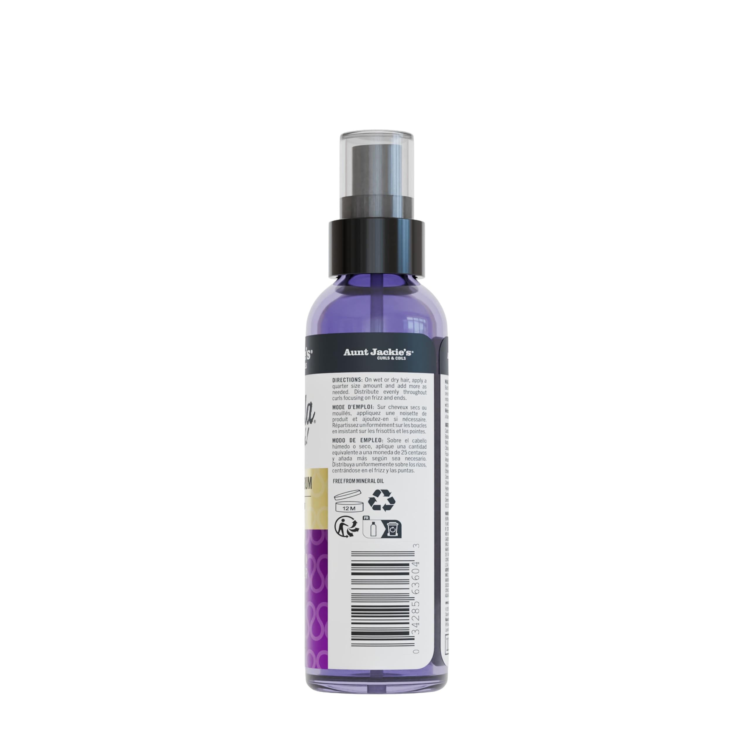 Aunt Jackie's Curls & Coils: eau de cactus hydrate intensément les boucles sans les alourdir.