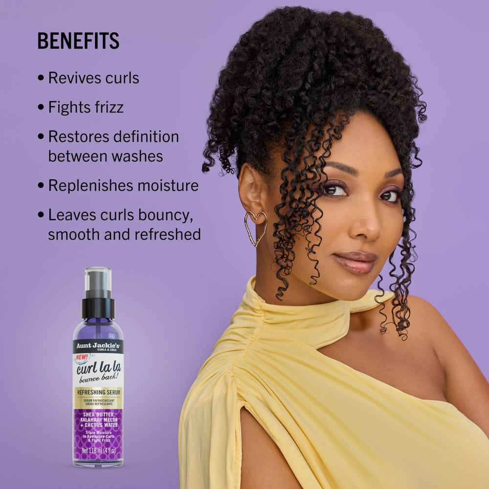 Aunt Jackie's Curls & Coils: contrôle léger du frisottement pour des boucles plus nettes.