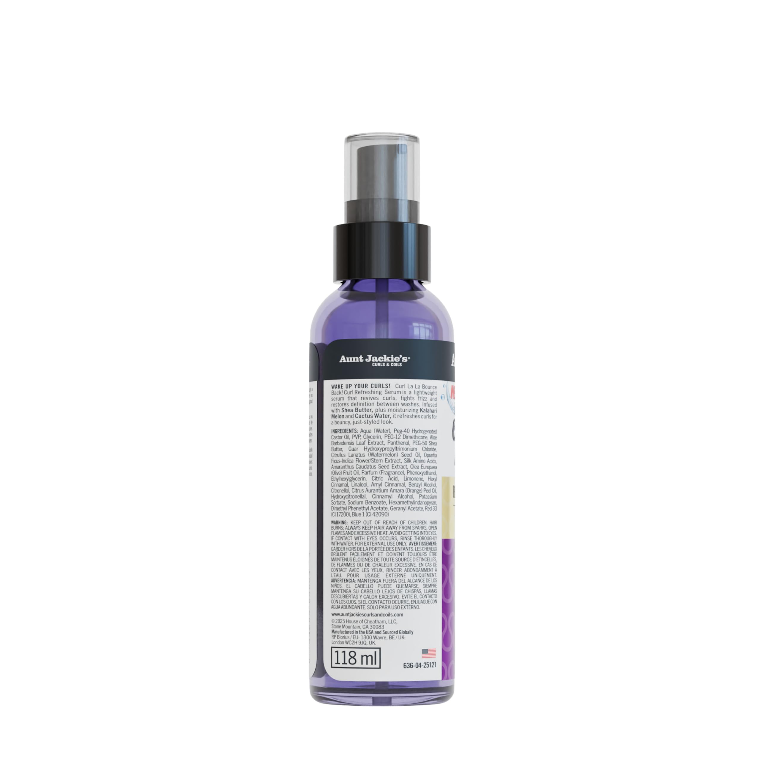 Aunt Jackie's Curls & Coils: utilisation quotidienne facile pour revitaliser les boucles entre lavages.
