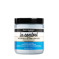 Aunt Jackie's En Contrôle - bouteille Anti-Poof, soin hydratant pour cheveux.