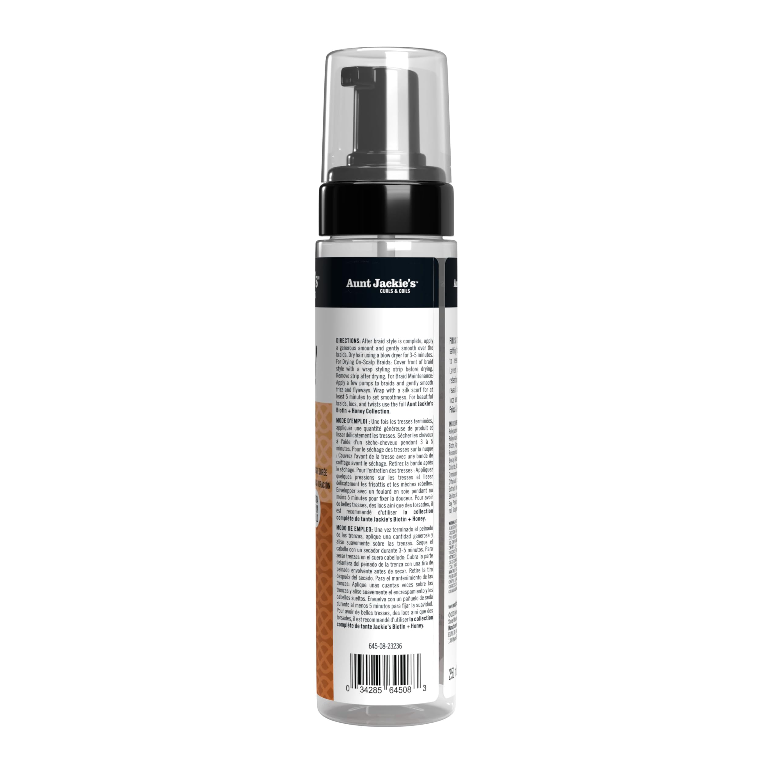 Aunt Jackie's Braid Set Hold: finition lisse pour tresses.