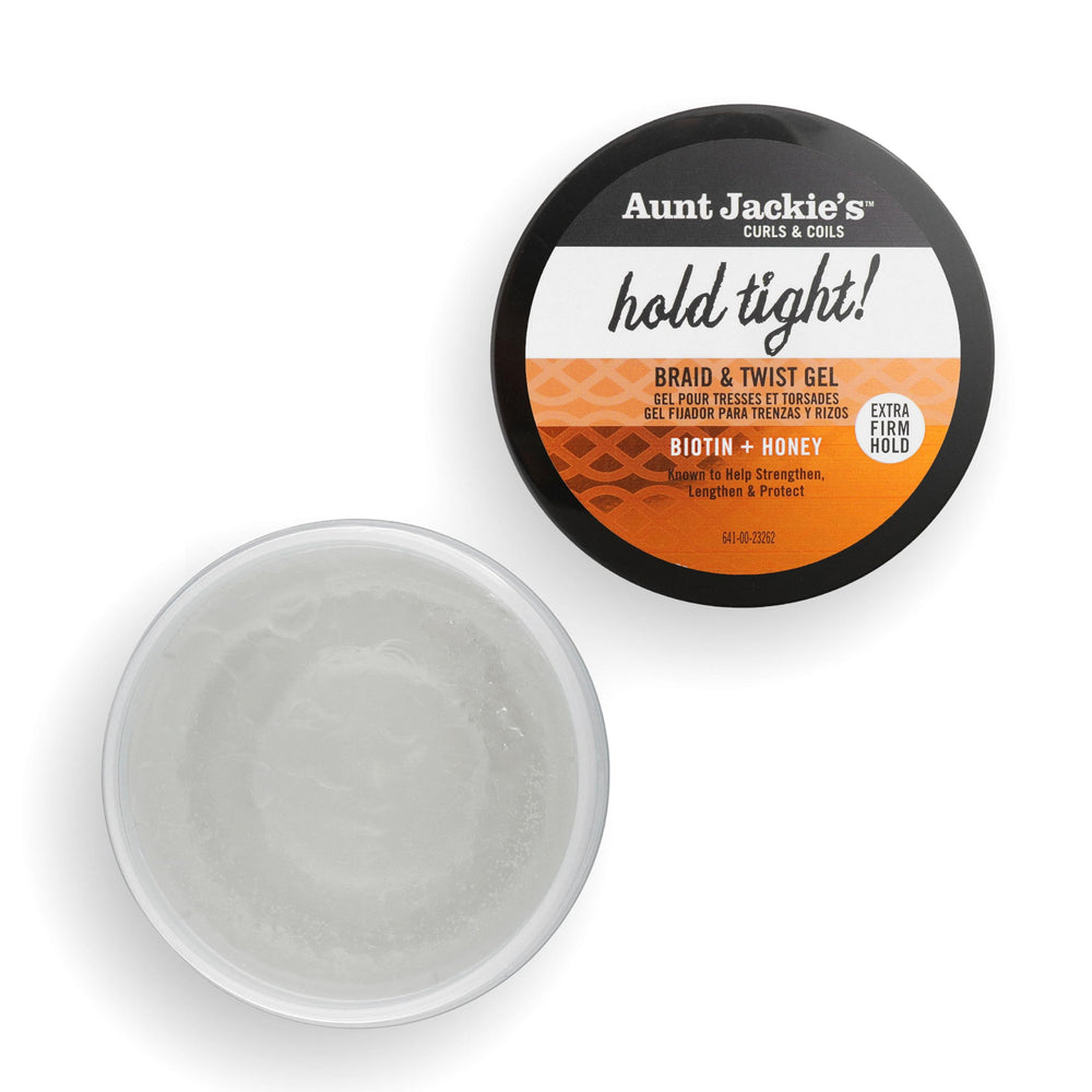 Gel d'Aunt Jackie's à appliquer sur les racines : coiffage précis.