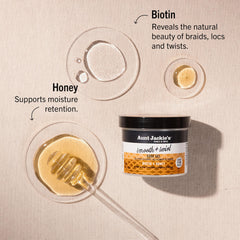 Aunt Jackie's gel bords – application sur ligne des cheveux pour fini lisse.
