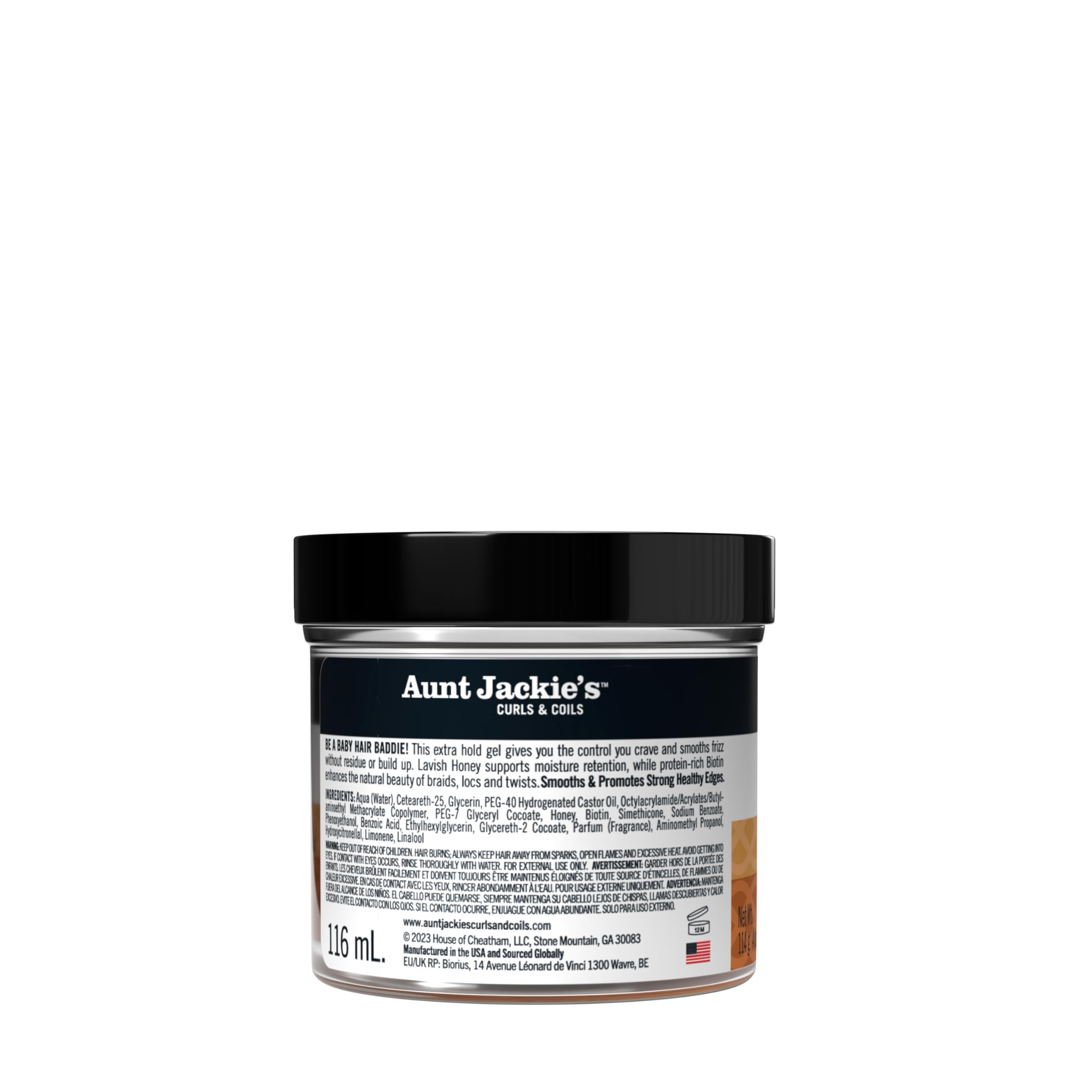 Résultat net et soyeux sur tresses et torsades avec Aunt Jackie's.