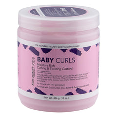 Aunt Jackie's Kids Baby Curls crème coiffante pour boucles douces et définies.
