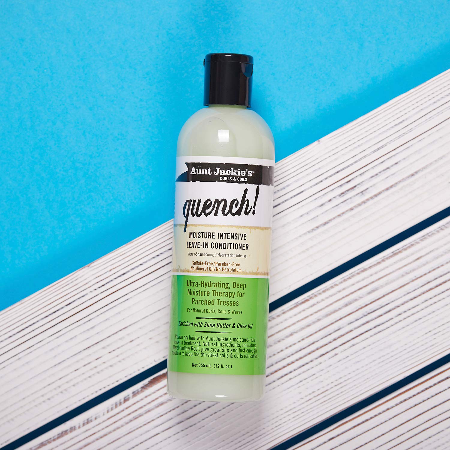 Aunt Jackie's Quench racine guimauve, texture légère pour les mèches.