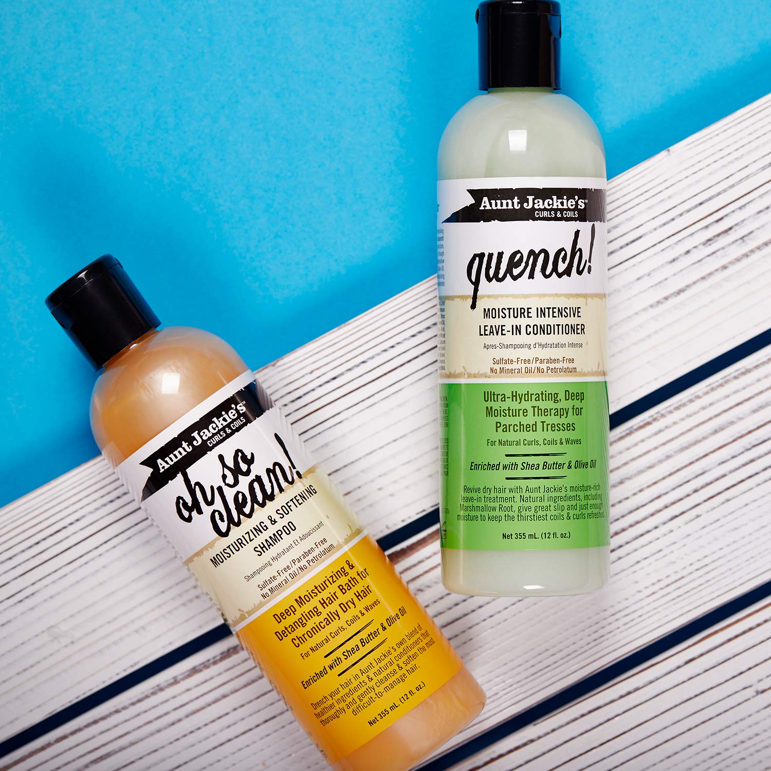 Cheveux secs rafraîchis et hydratés avec douceur.