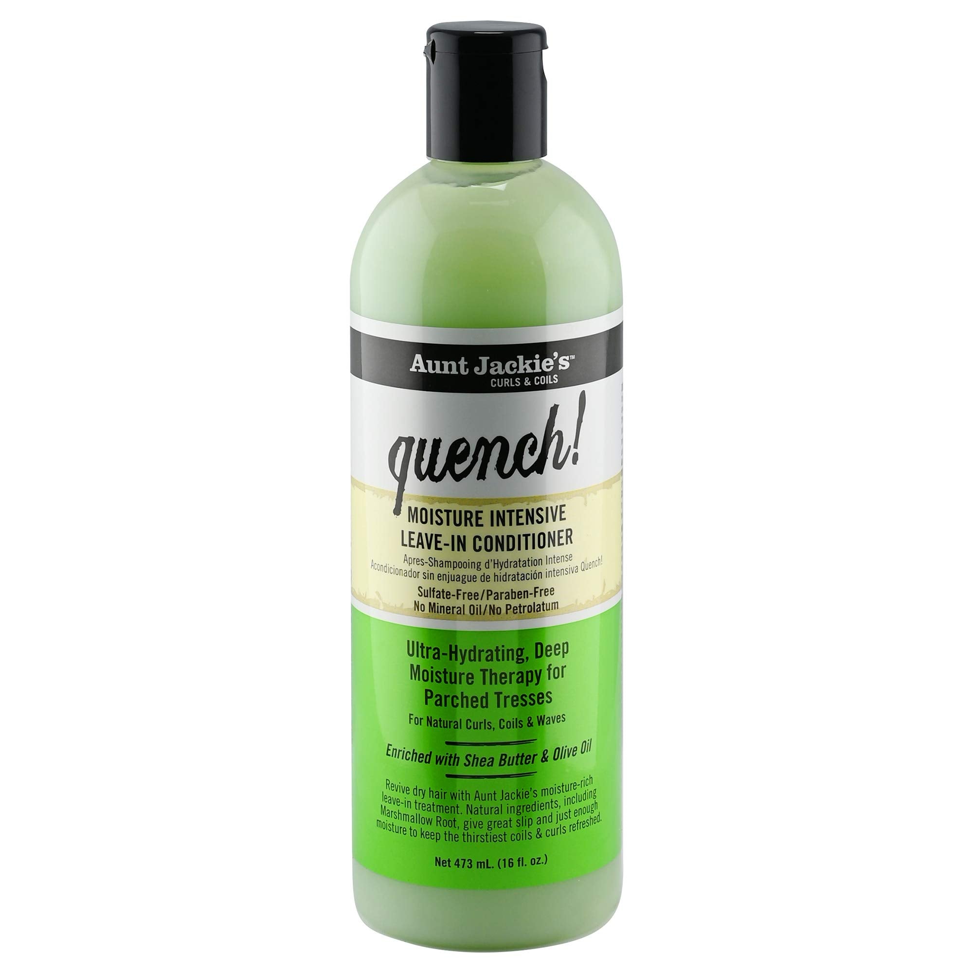 Aunt Jackie's Quench sans rinçage pour boucles naturelles, démêlage en douceur.