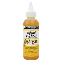 Aunt Jackie's Repair My Hair à l'argan – revitalise les cheveux très secs et démêlage facile.