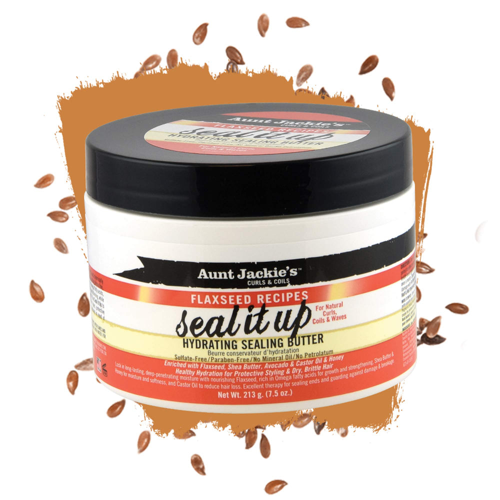 Texture crèmeuse Seal It Up sur les cheveux, nourrissant les longueurs.