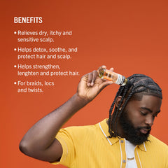 Protection des cheveux protectifs grâce au sérum Aunt Jackie's