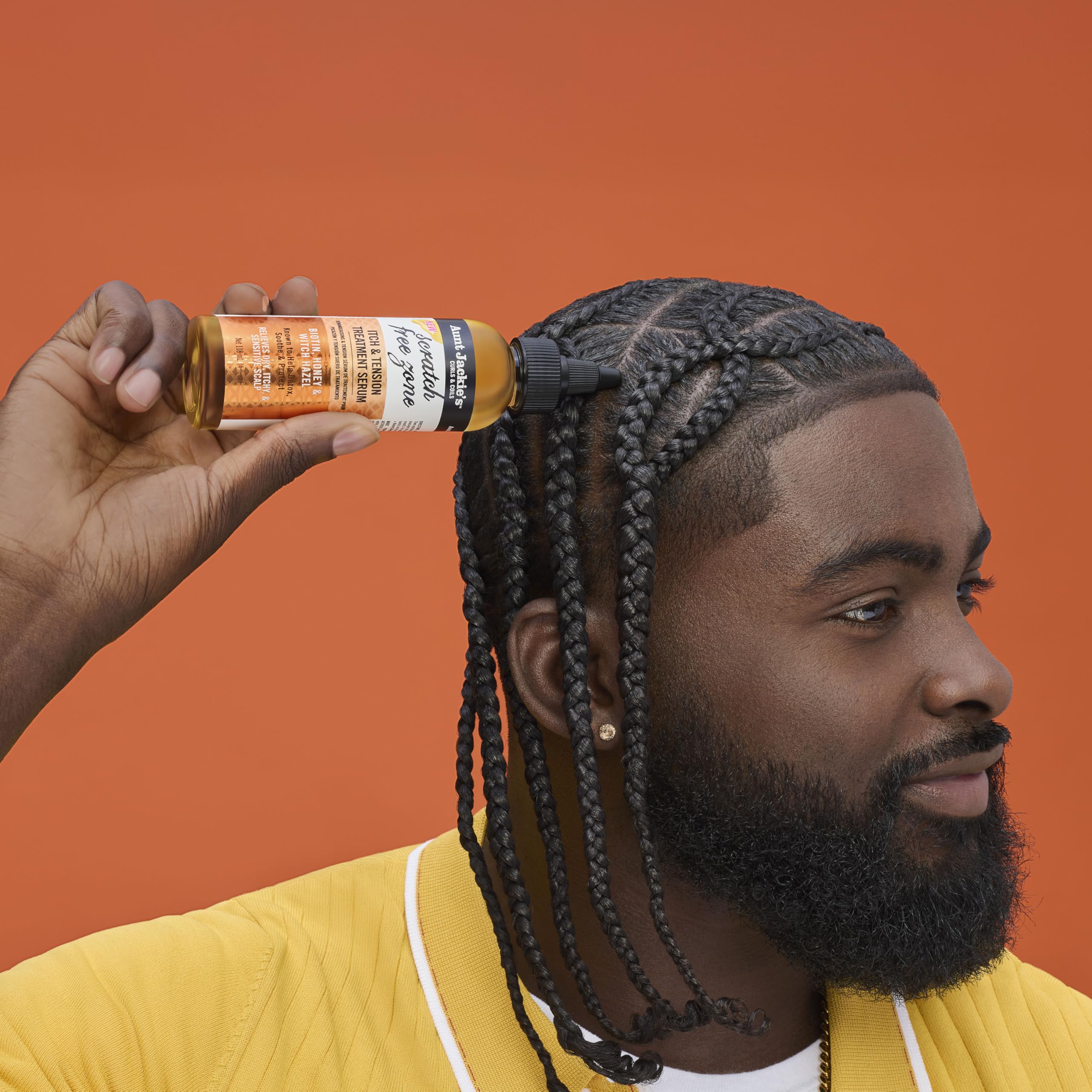 Hydratation des tresses et torsades avec le sérum Aunt Jackie's