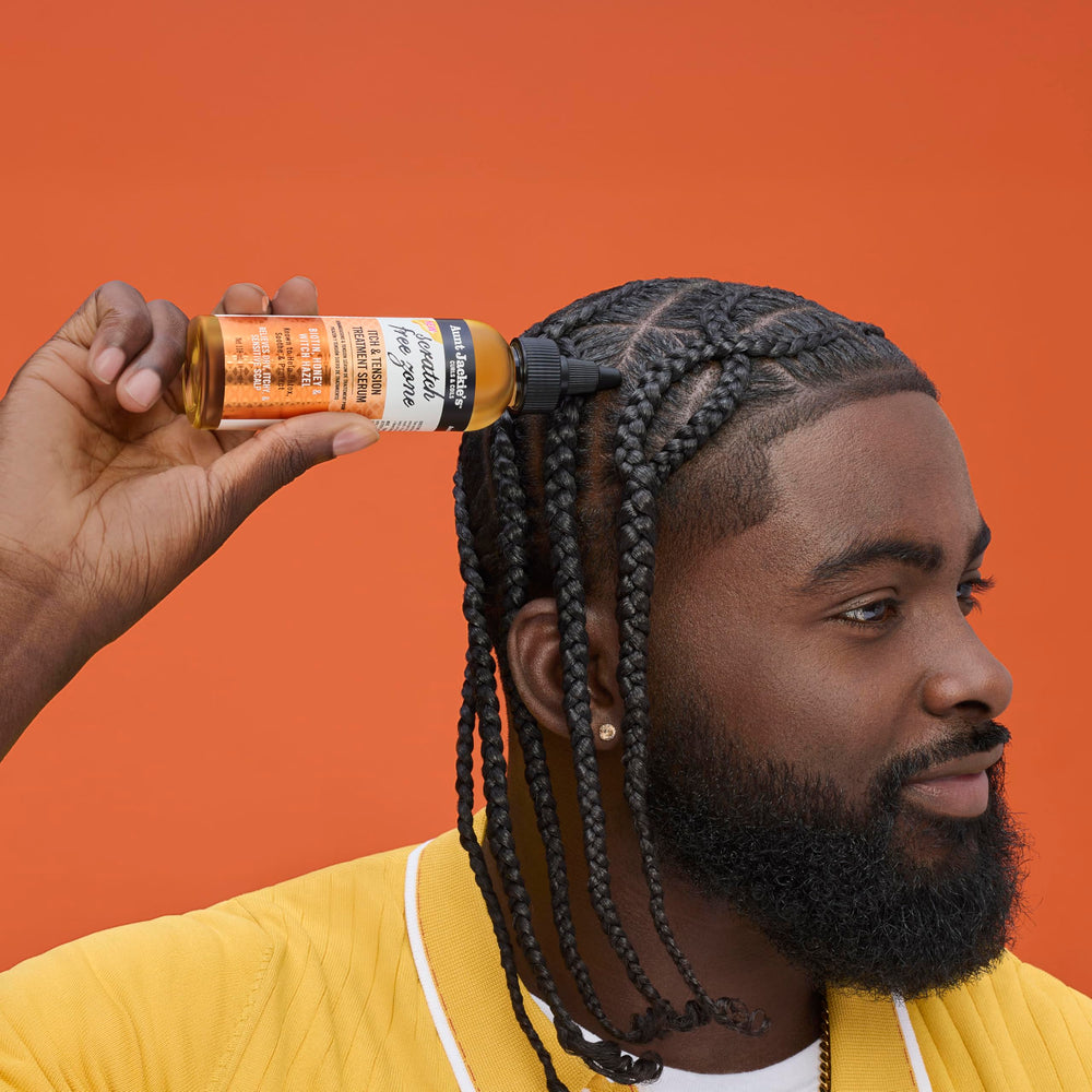 Hydratation des tresses et torsades avec le sérum Aunt Jackie's
