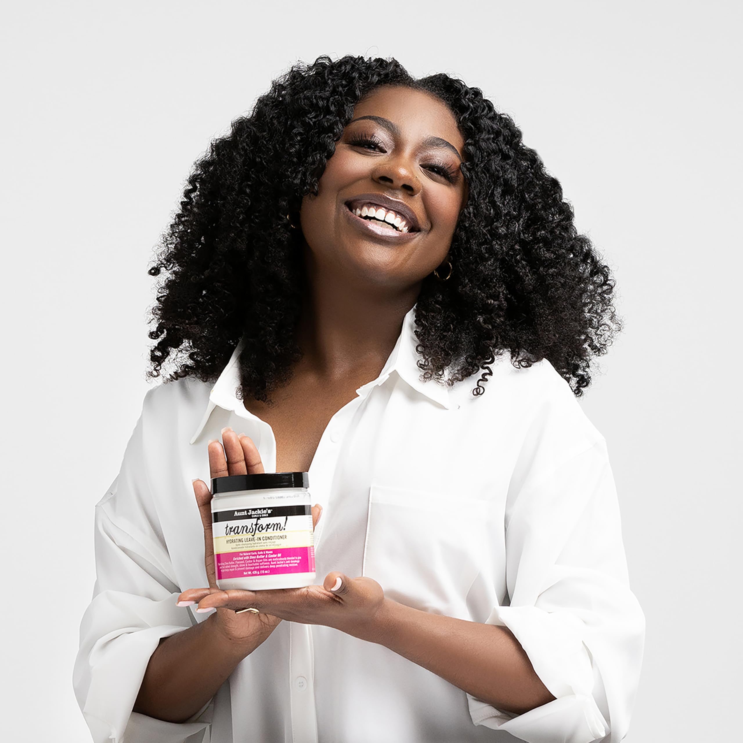 Aunt Jackie's Transform application crème sans rinçage, facilité d'utilisation.