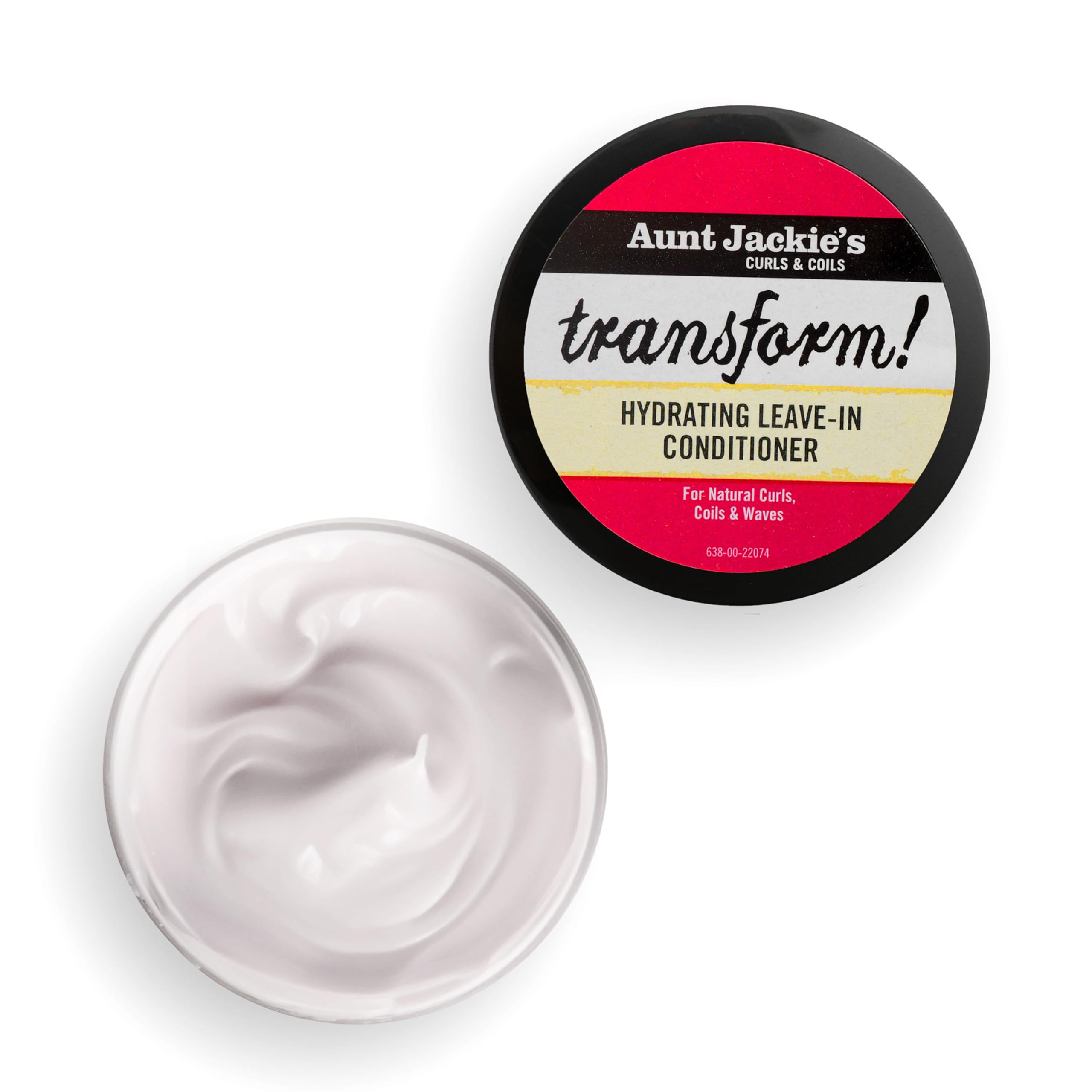 Aunt Jackie's Transform beurre karité douceur pour cheveux soyeux.