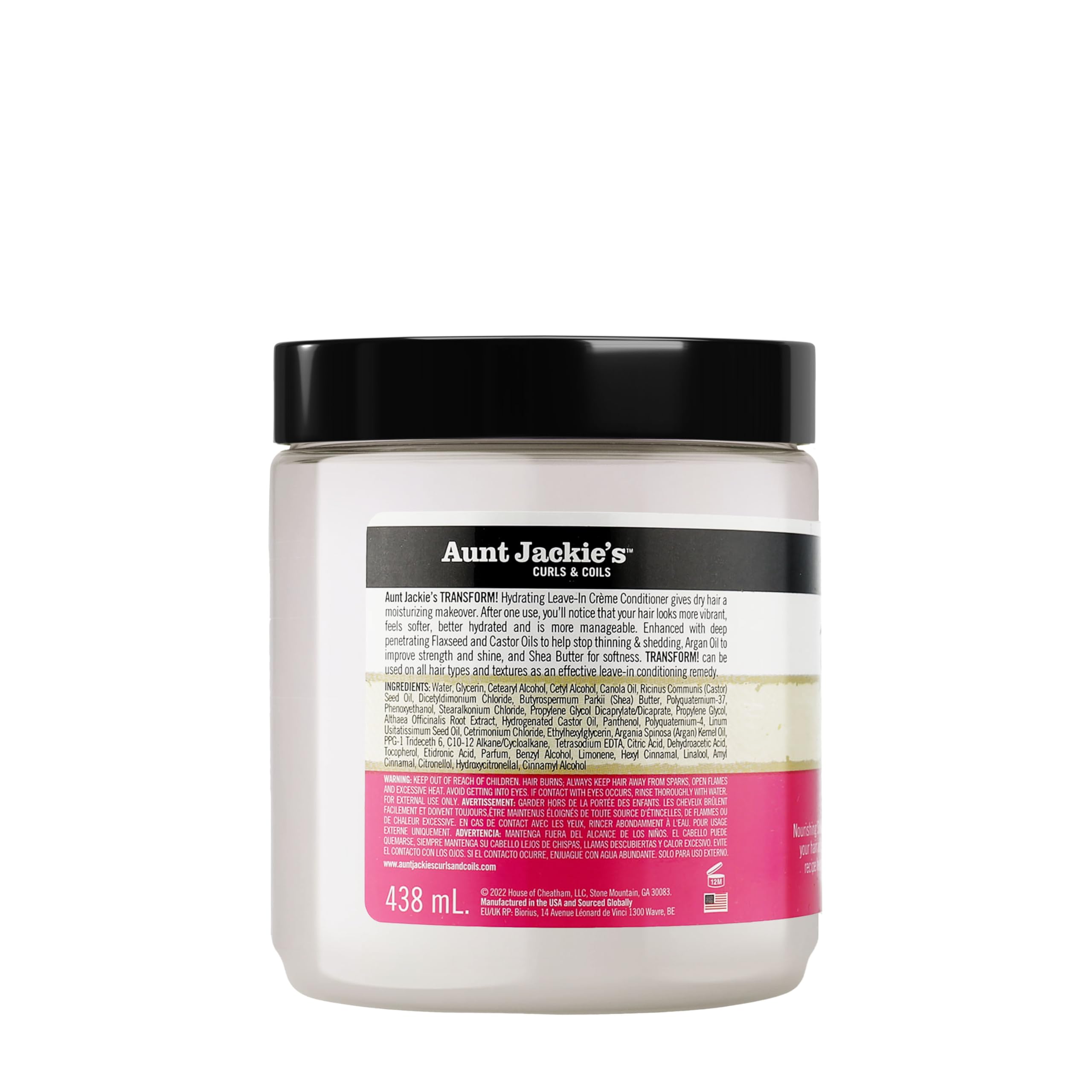 Aunt Jackie's Transform routine soin capillaire quotidien.