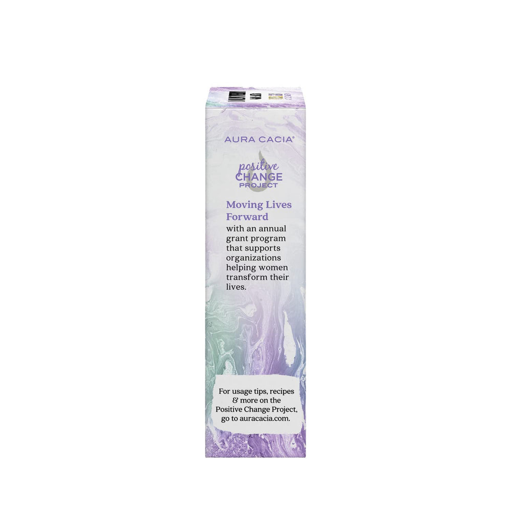 Aura Cacia kit bain minéral emballage : expérience spa à domicile facile et raffinée