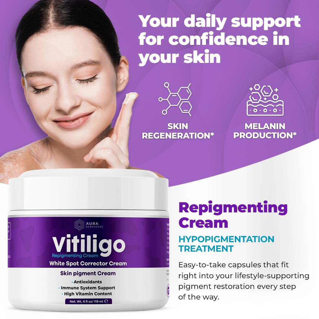 Texture légère de la crème Aura Vitamins pour une absorption rapide sans gras.