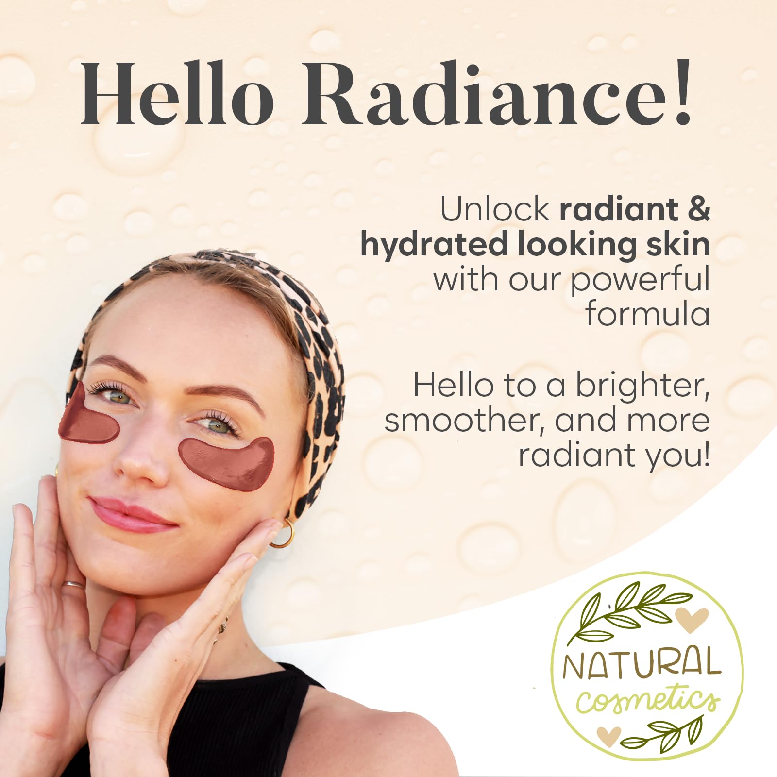 Patchs Aurae yeux avec niacinamide pour améliorer l’élasticité et l’éclat.