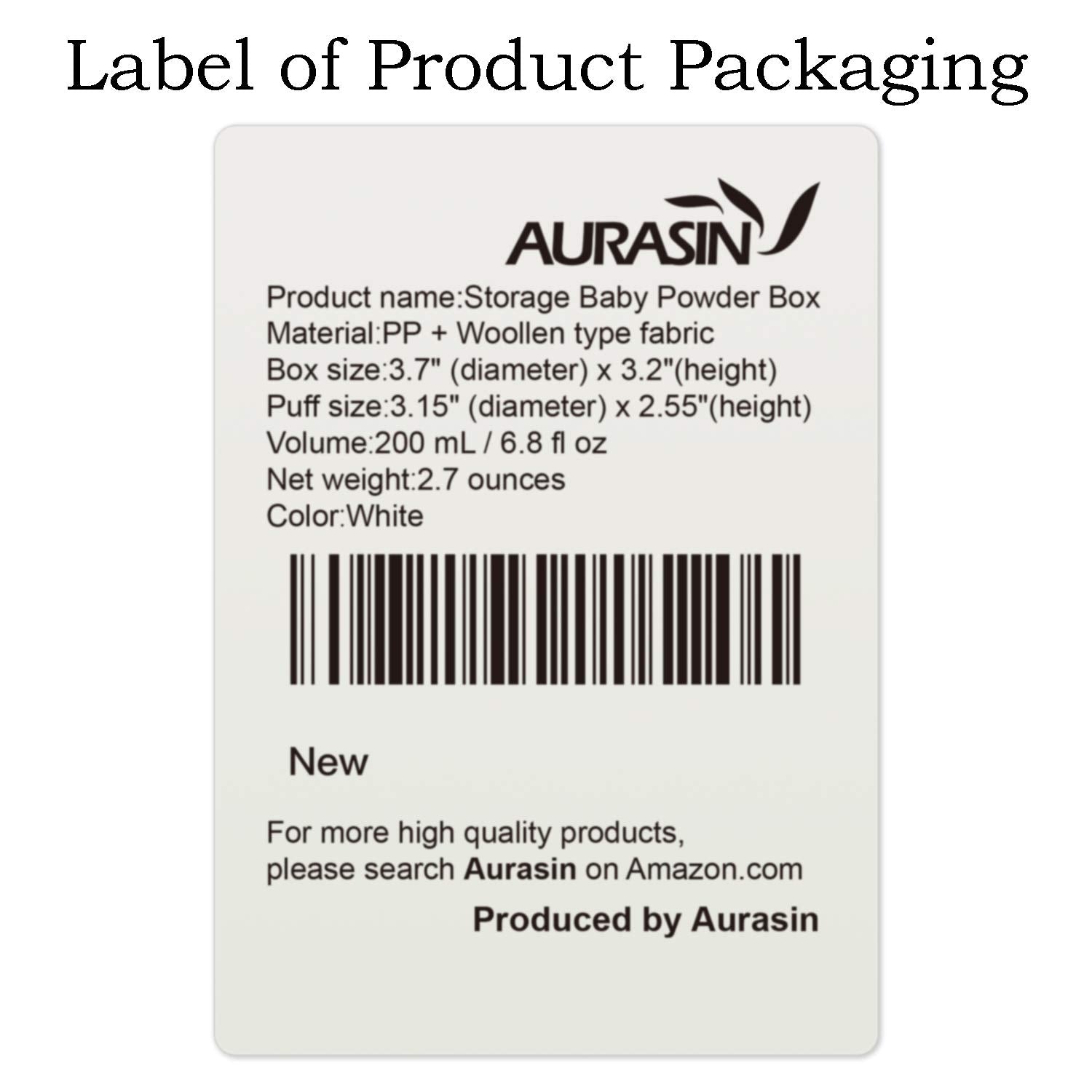 AURASIN usage-bebe-après-bain poudrer légèrement pour une sensation nette