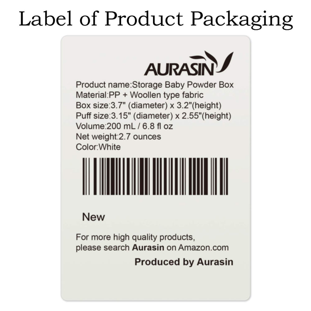 AURASIN usage-bebe-après-bain poudrer légèrement pour une sensation nette