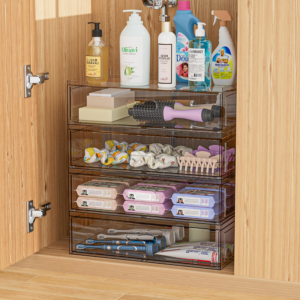 Aurblozen rangement polyvalent SDB pour cosmétiques et accessoires.