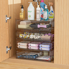 Aurblozen rangement polyvalent SDB pour cosmétiques et accessoires.