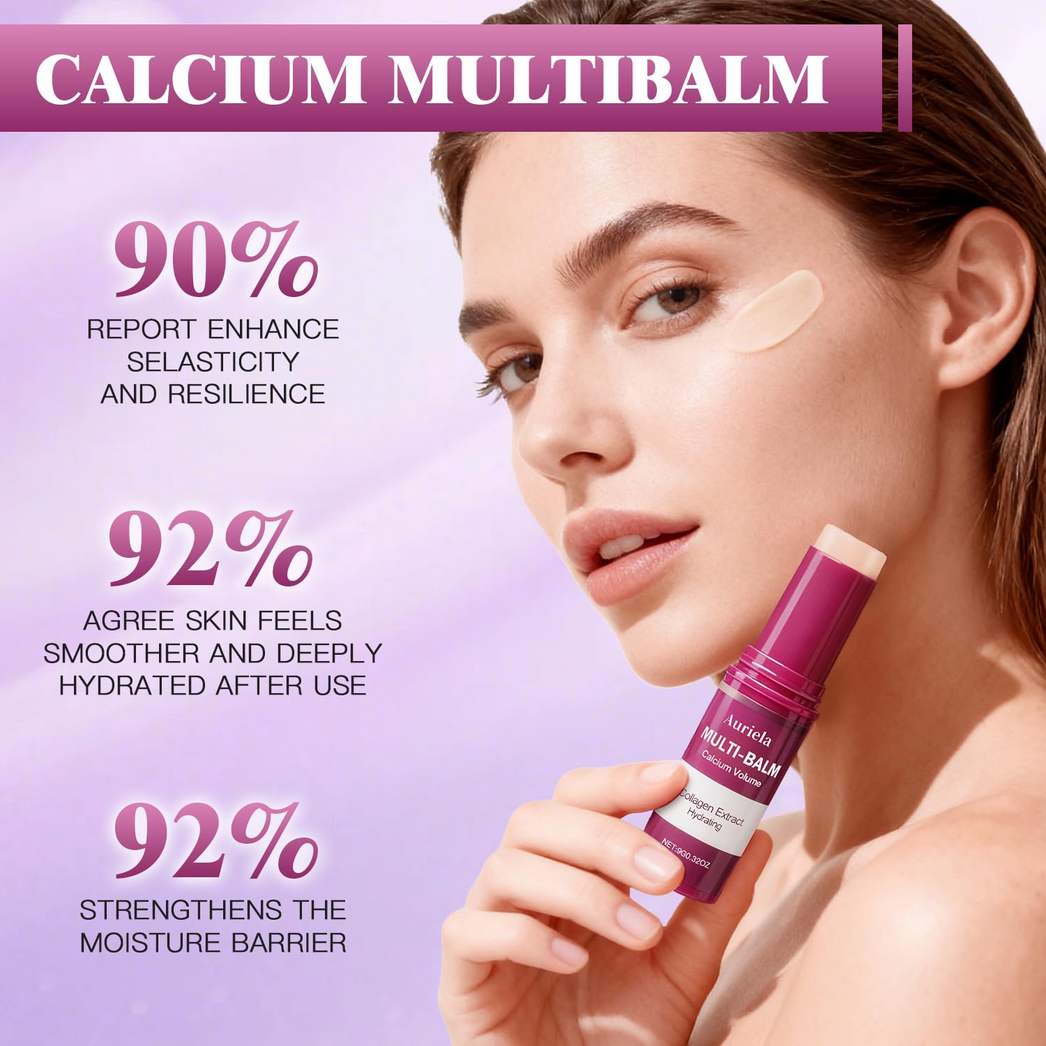 Auriela Calcium Volume Balm Stick – application facile et rapide en déplacement