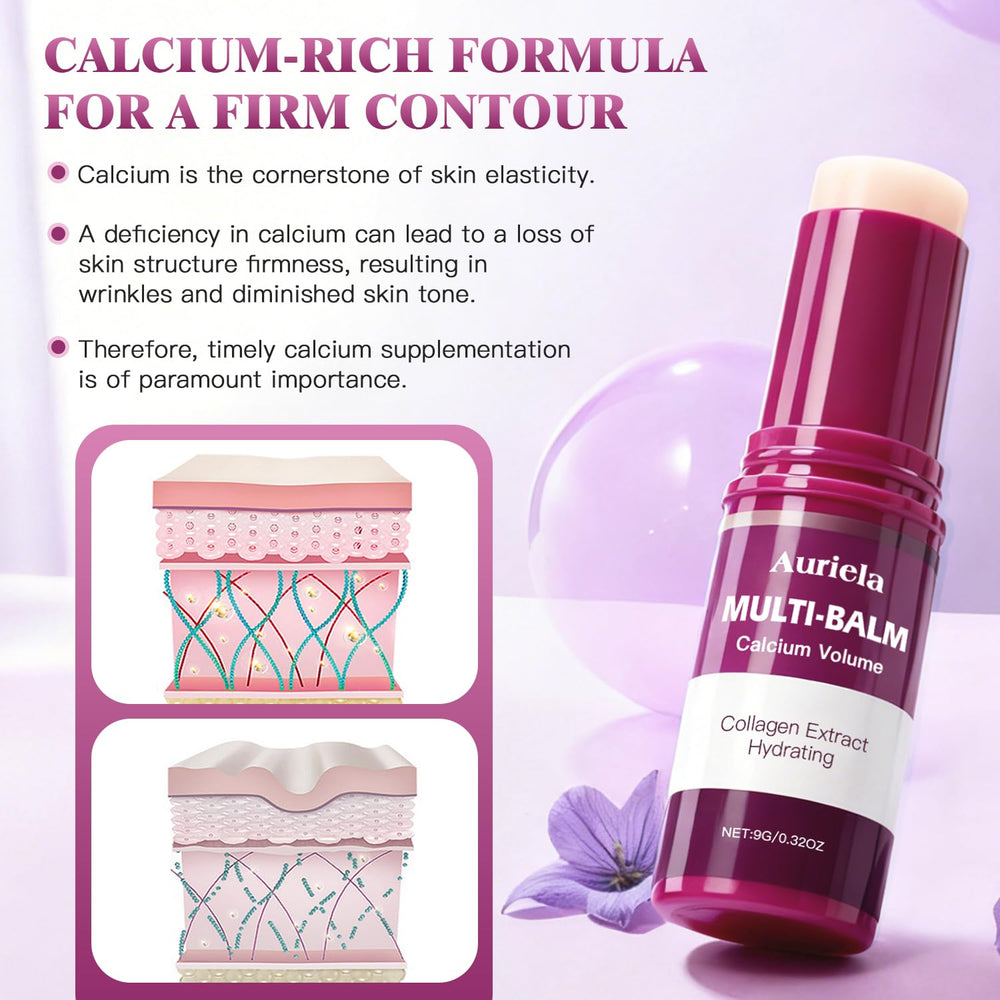Auriela Calcium Volume Balm Stick – ingrédients naturels et soin des peaux sensibles