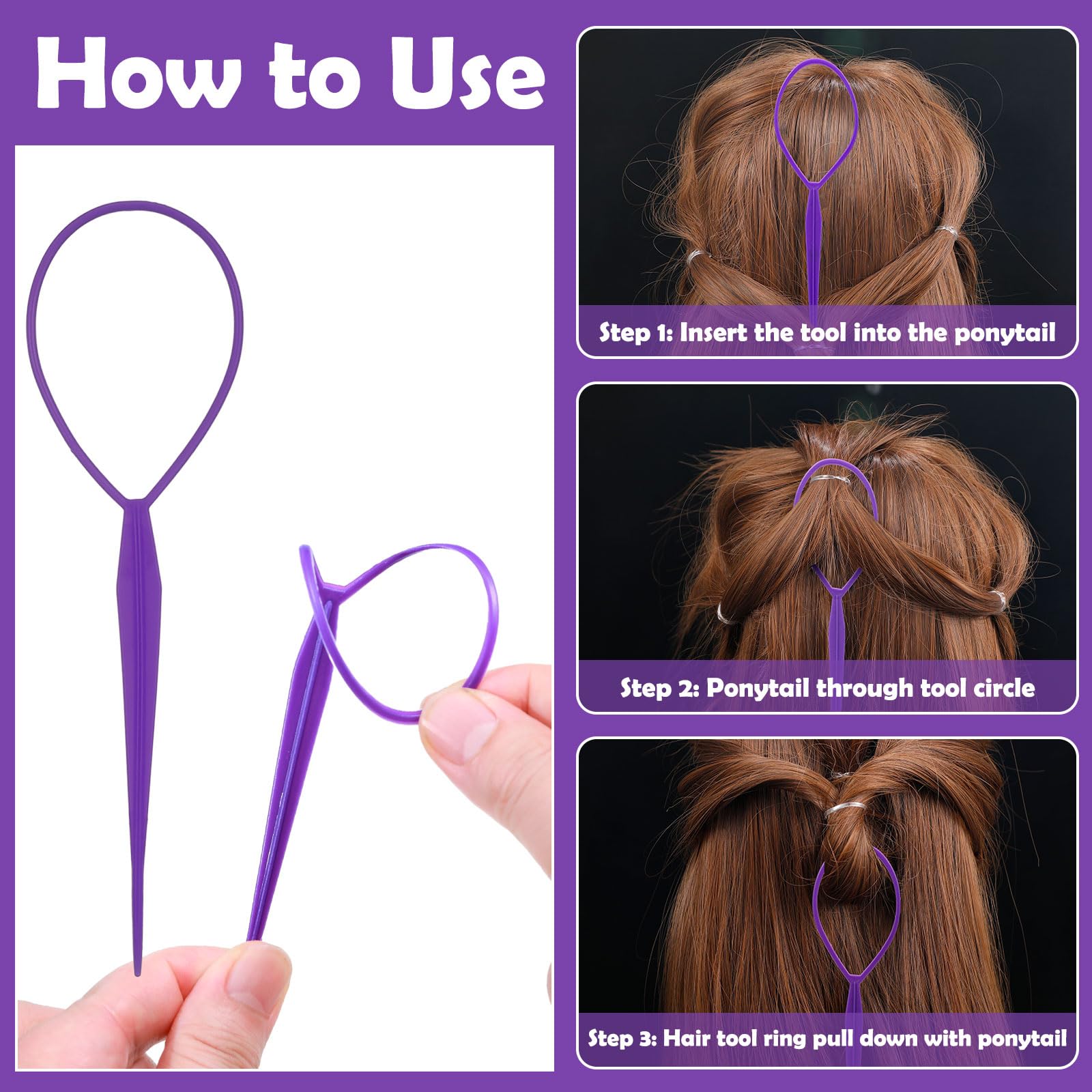 Auroray brosse double-face offre volume et fixation rapide