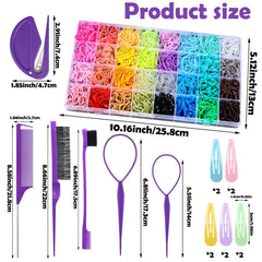 Auroray outils coiffure 16 pièces, parfaits pour créer diverses coiffures