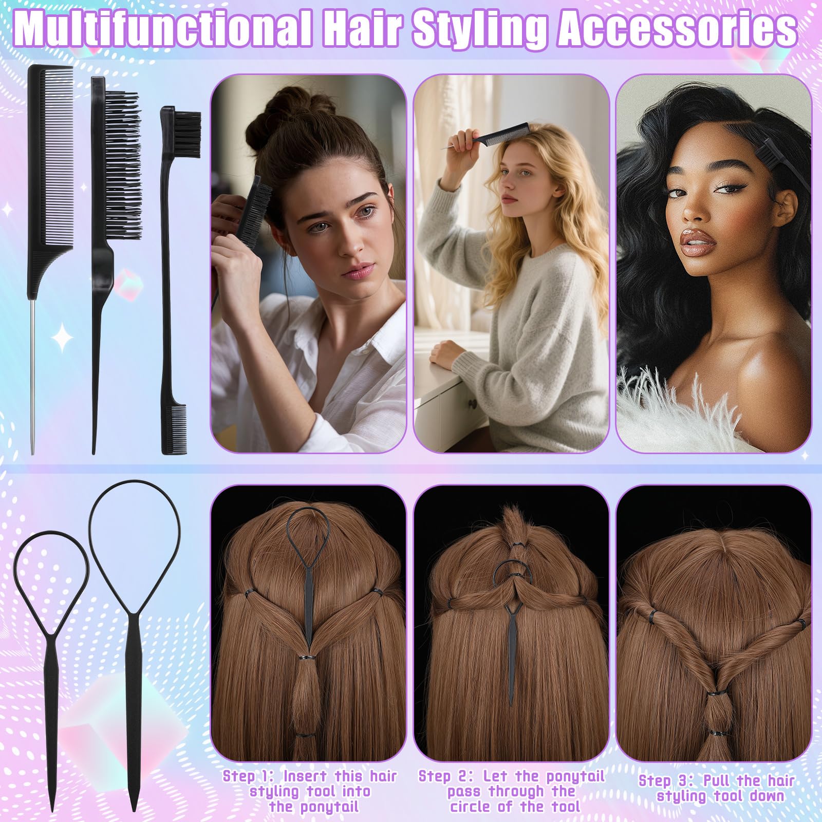 Auroray-pinces-cheveux épingles pour fixer les coiffures.