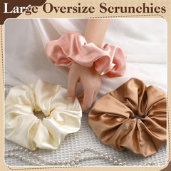 Auroray scrunchies satin couleurs variées – assortissez facilement votre tenue.