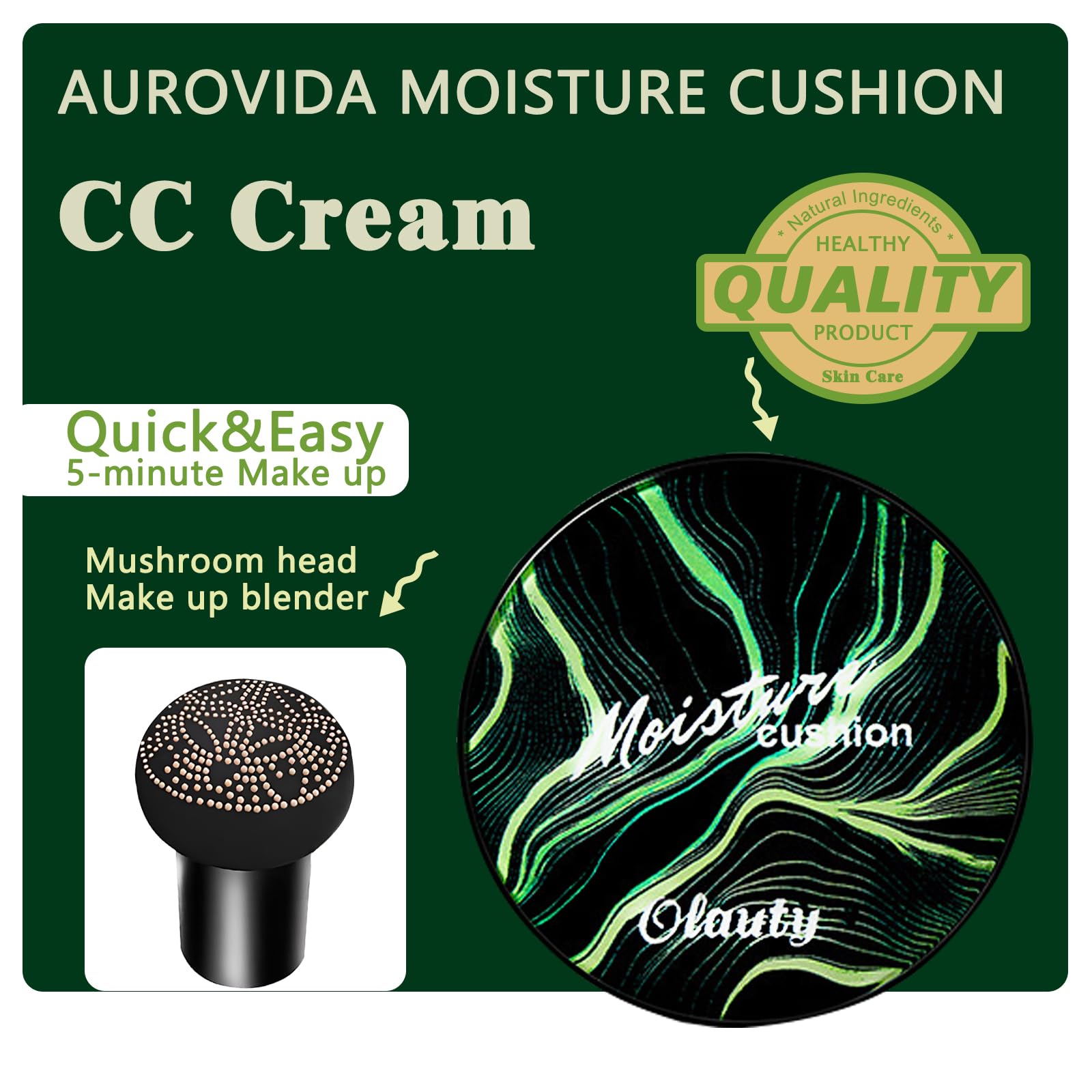 Aurovida CC Cream texture légère prêt à l'emploi sur peau
