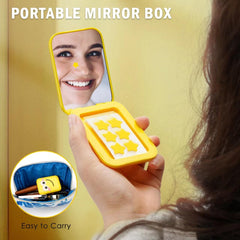 Boîte-miroir AUSLKA avec miroir intégré pour applications rapides.