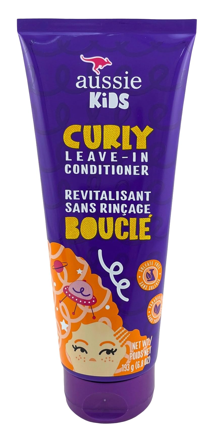 Aussie Kids conditionneur enfants cheveux soyeux et faciles à coiffer.