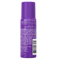 Aussie Mega Hairspray : fixation 24h pour une coiffure qui tient.