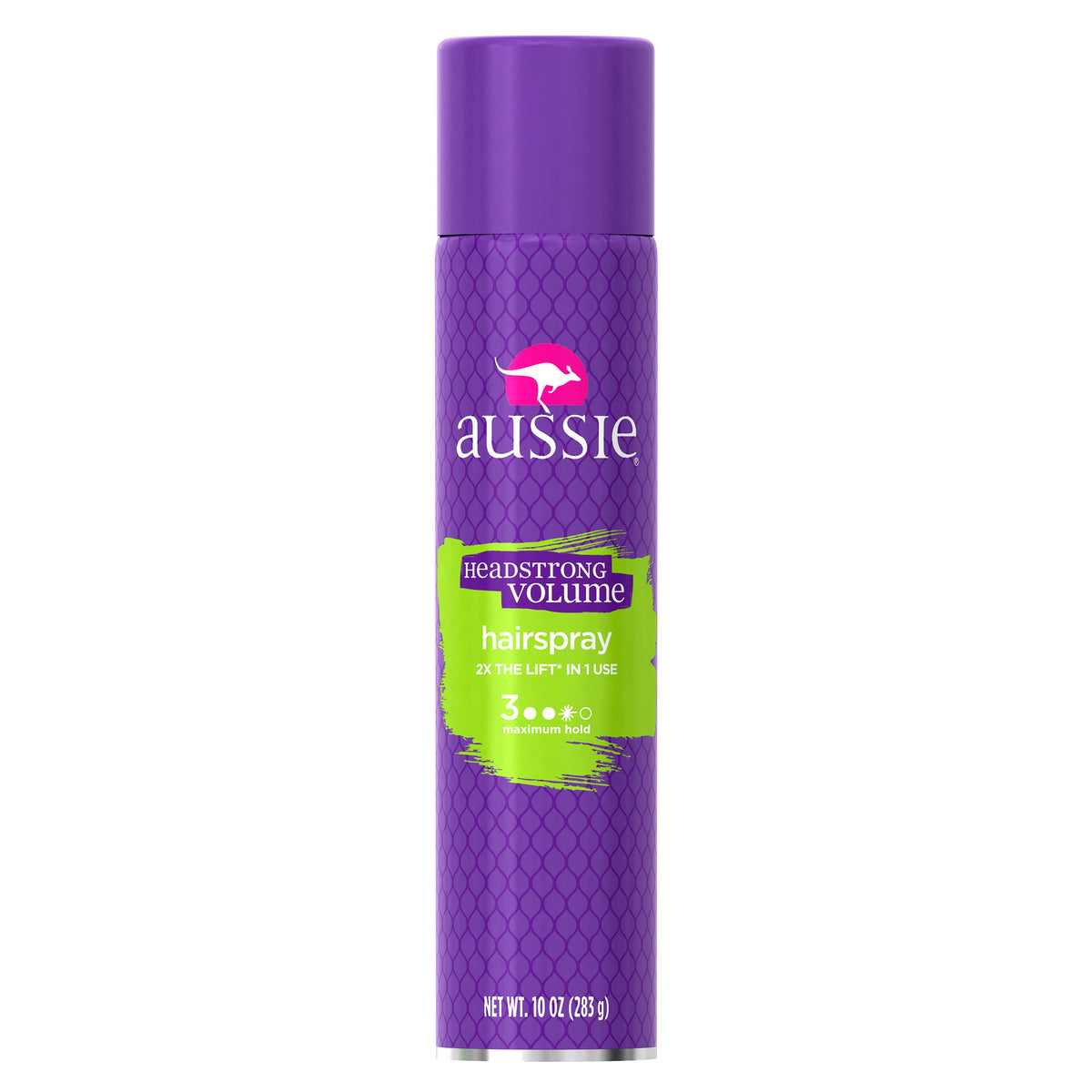 Aussie Volume Aérosol: bouteille prête pour le volume durable.