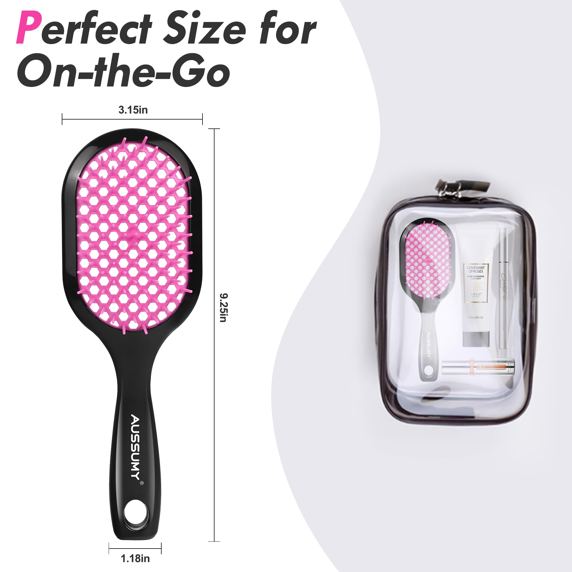 Brosse Aussumy idéale pour enfants et adultes, simple à partager.
