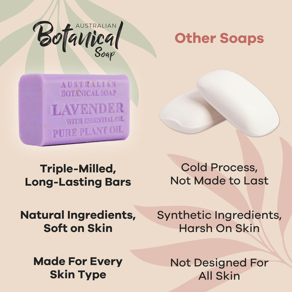 Arôme lavande Australian Botanical Soap apaise l'esprit au quotidien.