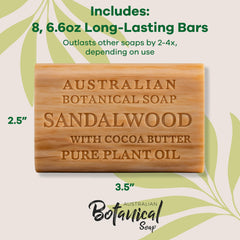Australian Botanical Soap – beurre de karité africain, hydratation douce pour la peau.