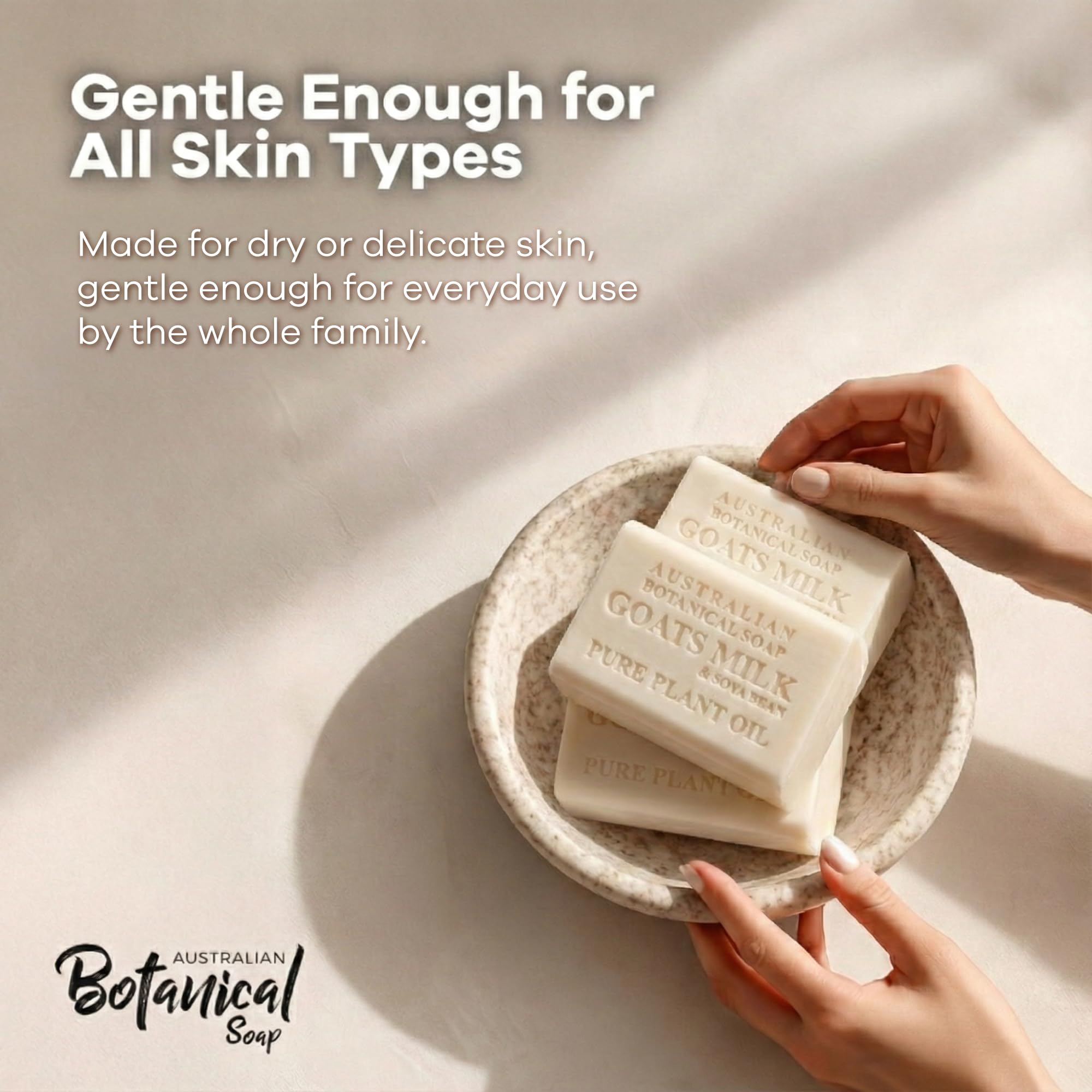 Australian Botanical Soap – emballage élégant prêt à offrir.