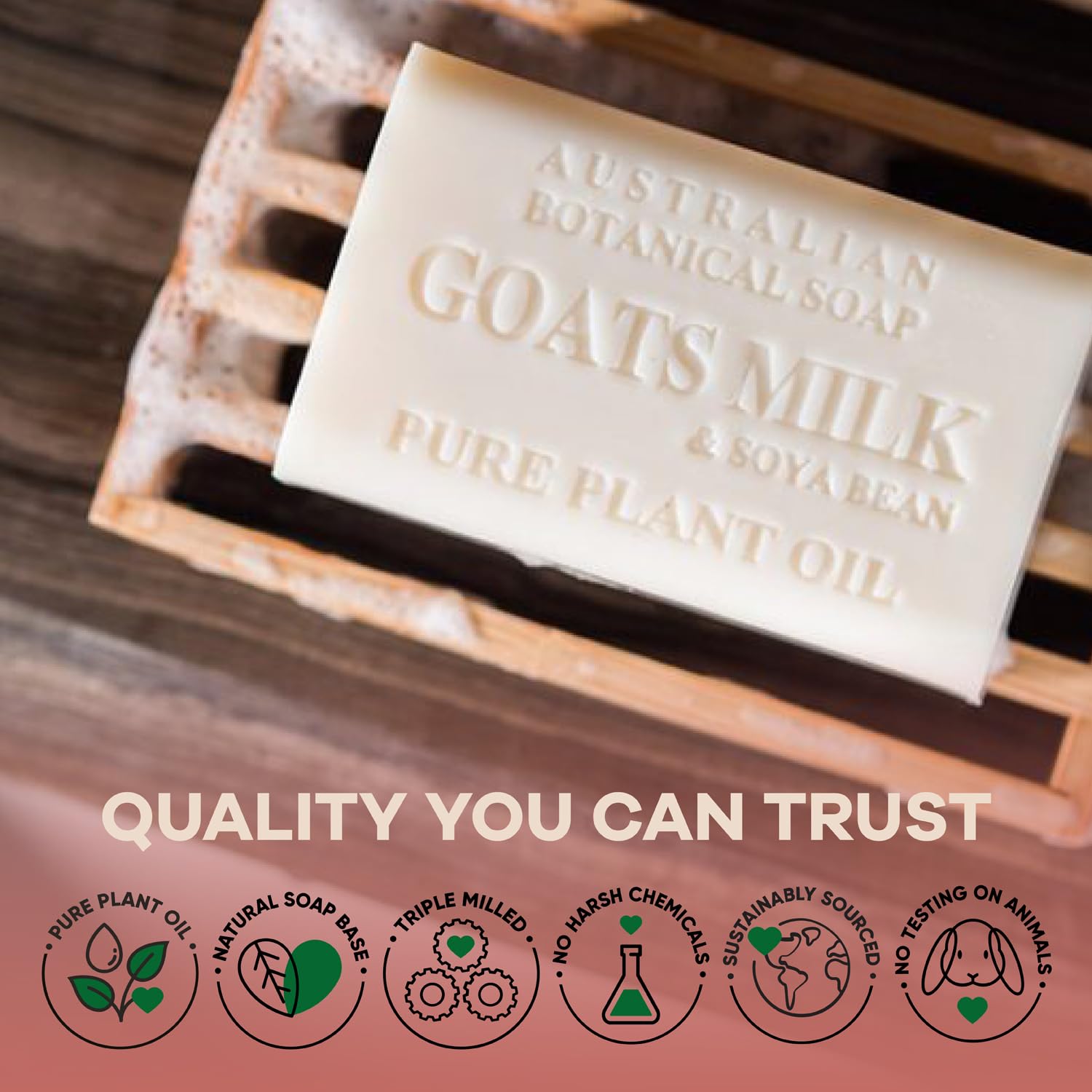 Australian Botanical Soap – usage quotidien visage corps mains en douceur.
