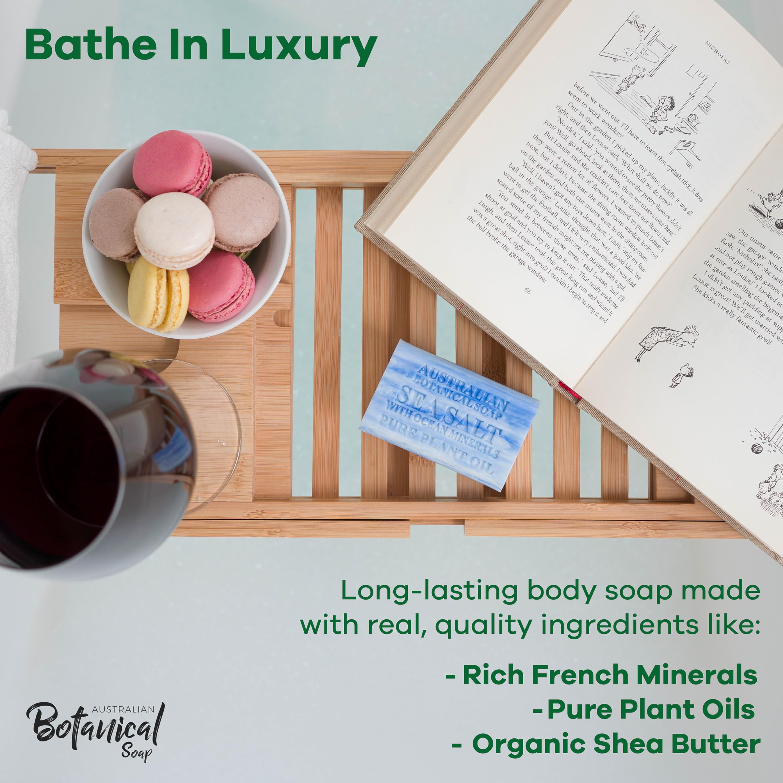 Australian Botanical Soap karite Afrique bio – hydratation nourrissante pour tous types de peau.