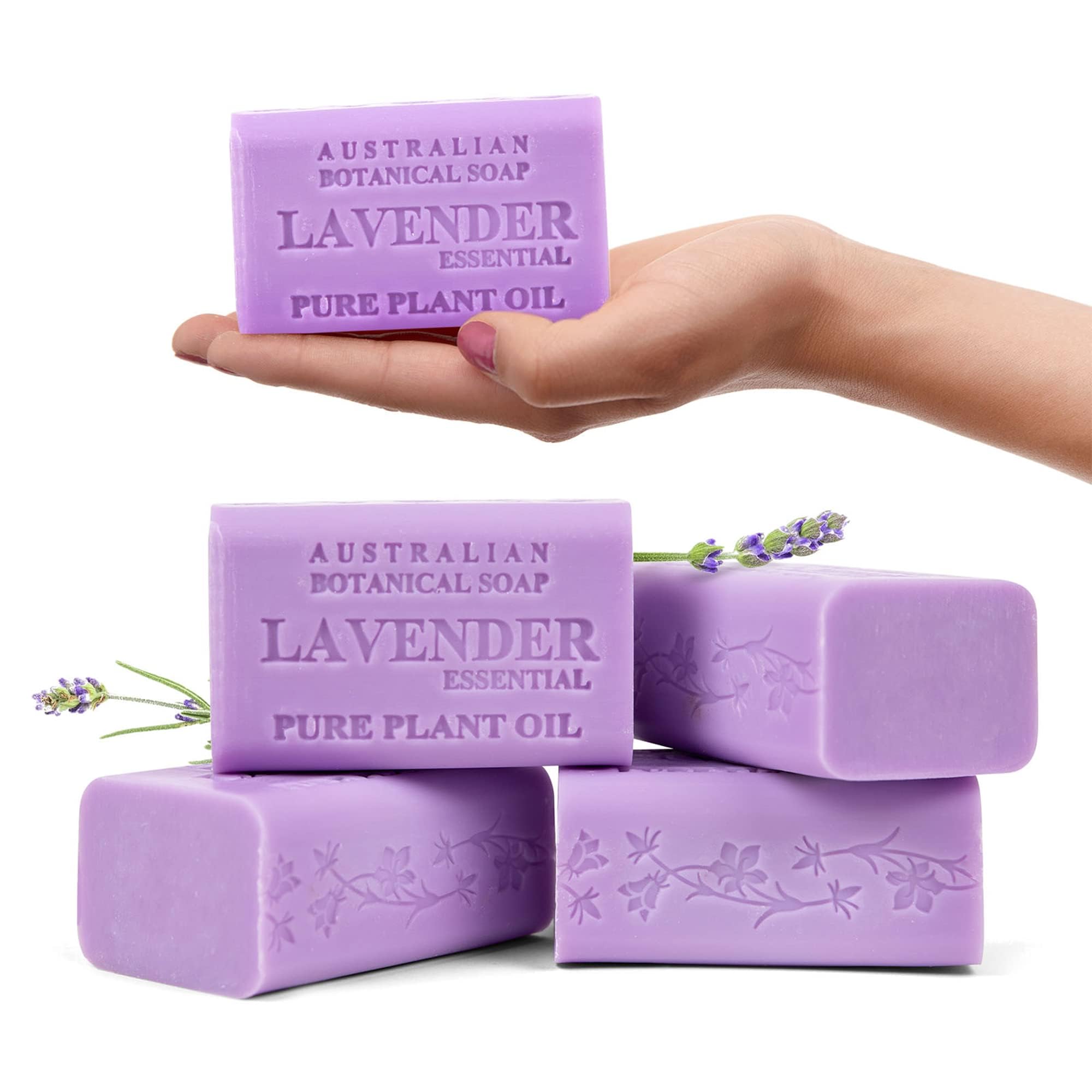 Savon lavande en barre Australian Botanical Soap, parfum apaisant et nettoyage doux.