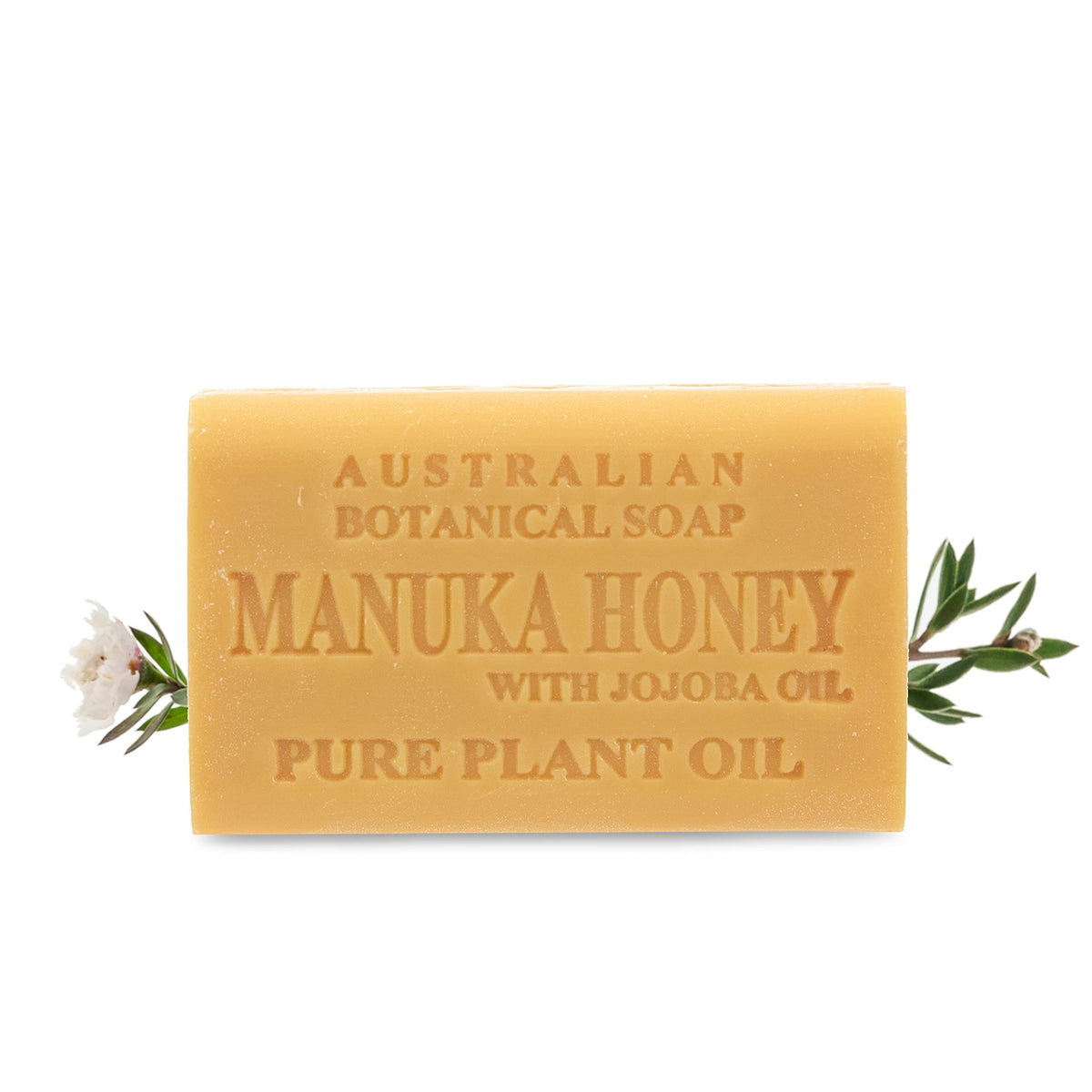 Savon Australian Botanical Soap Manuka Miel et Jojoba, barre extérieure, douceur quotidienne